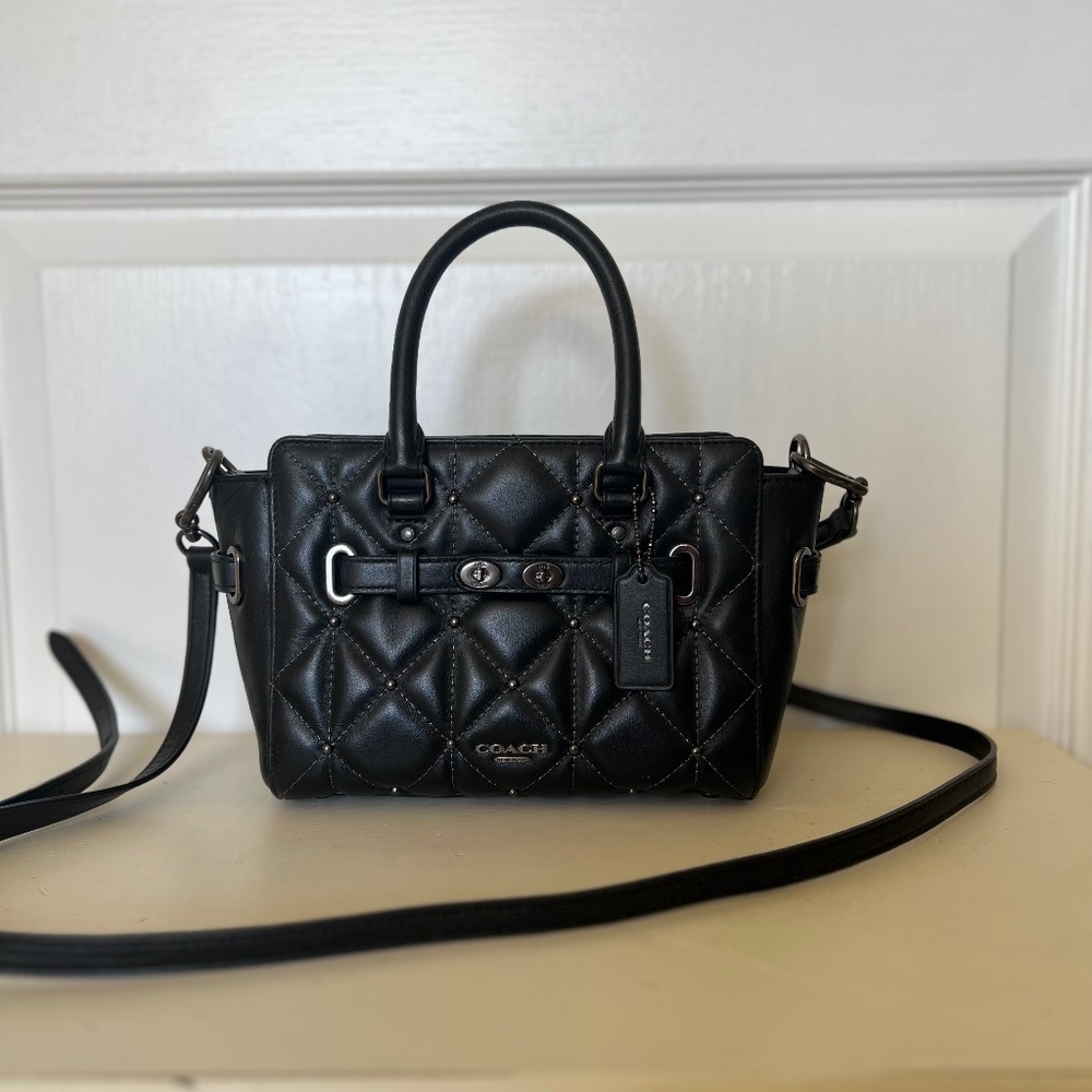 COACH Black Genuine Leather Purse